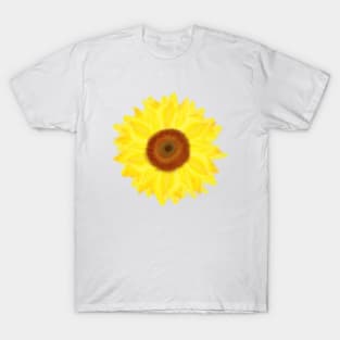 Sunny Sunflower (White Background) T-Shirt